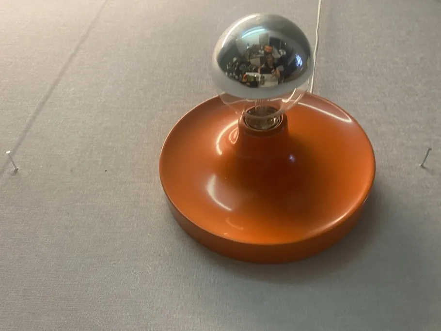 Hot Pamono Disc Wall Light from Honsel, 1970s