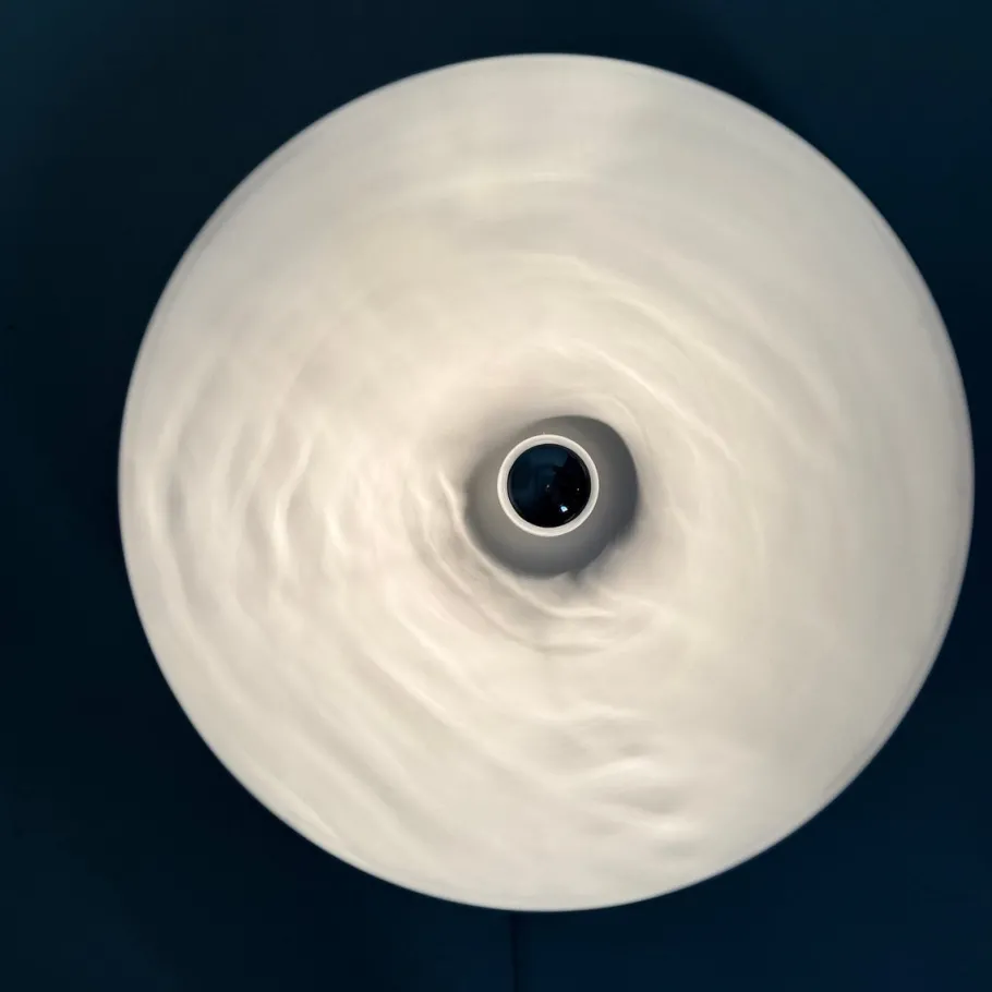 New Pamono Disc Wall Sconce attributed to Charlotte Perriand for Les Arcs, 1970s