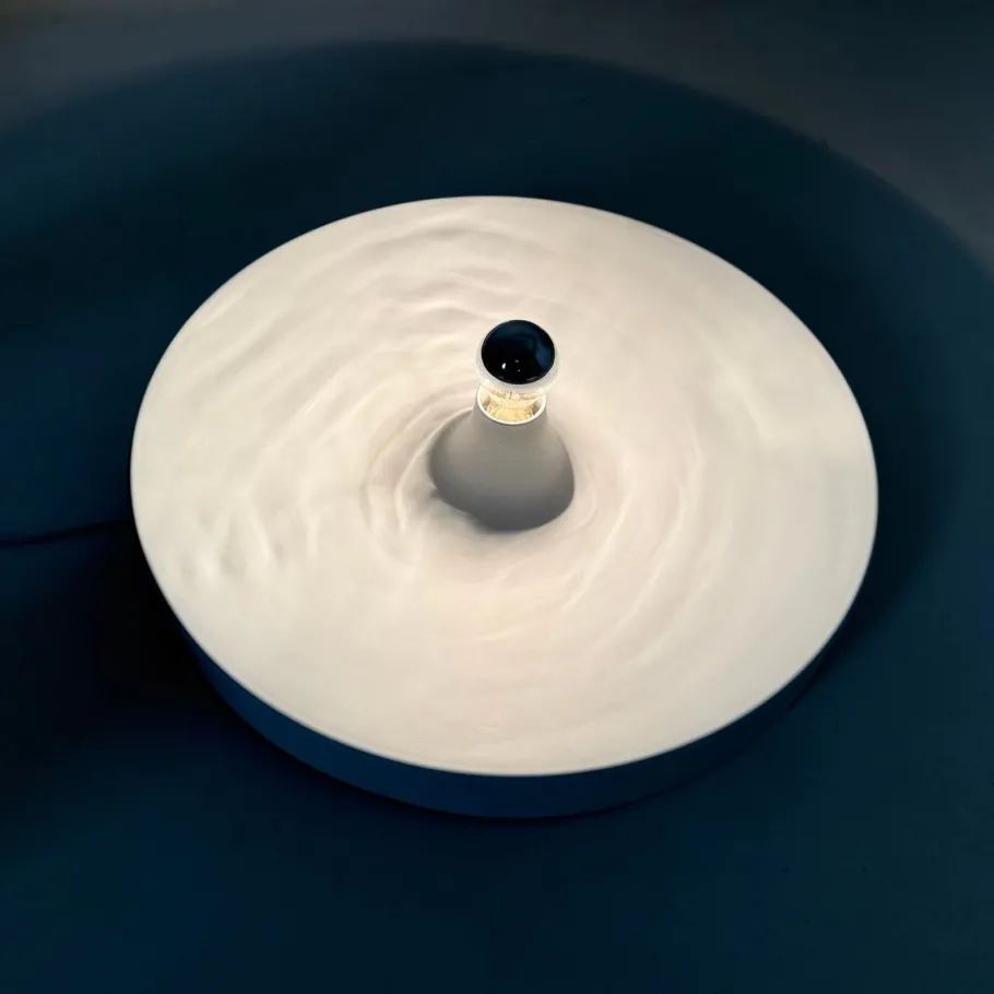 New Pamono Disc Wall Sconce attributed to Charlotte Perriand for Les Arcs, 1970s