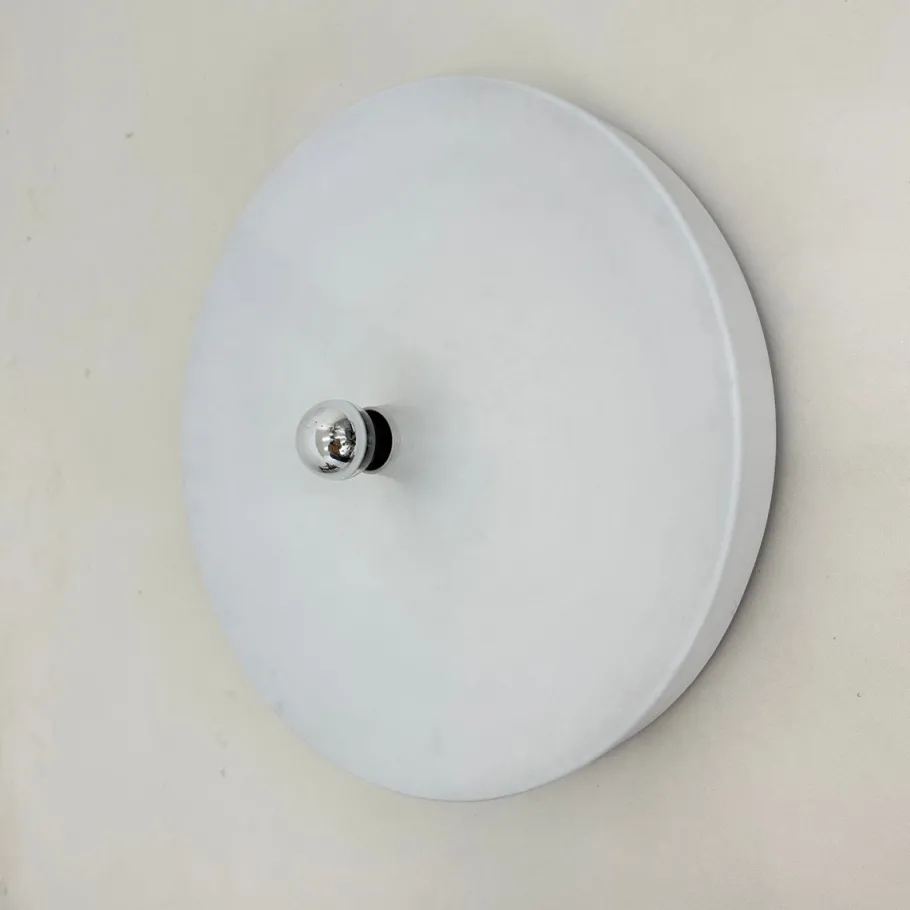 New Pamono Disc Wall Sconce attributed to Charlotte Perriand for Les Arcs, 1970s