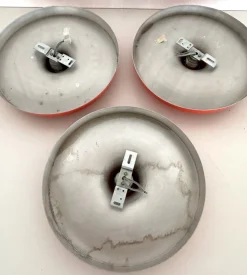 Discount Pamono Disc Wall Sconces in the style of Charlotte Perriand, Germany, 1980s, Set of 3