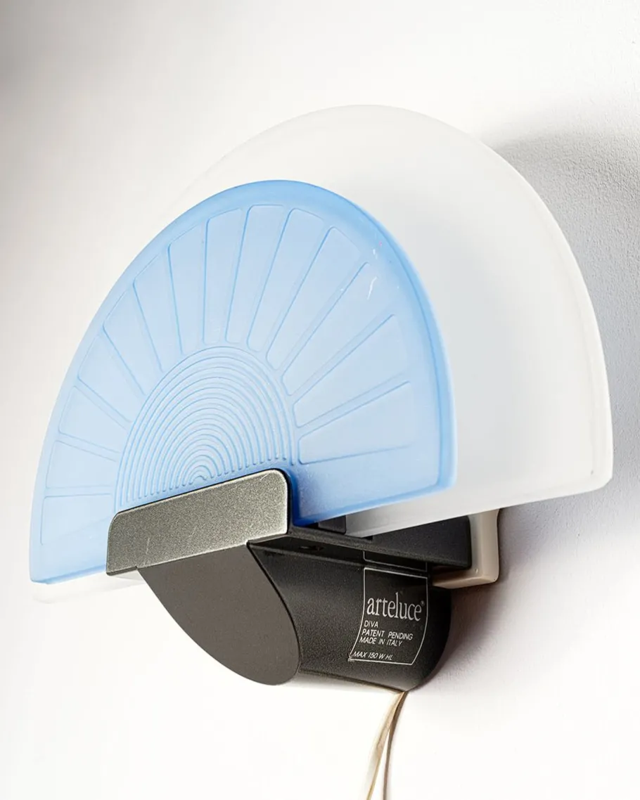 Clearance Pamono Diva Wall Lamps by Ezio Didone for Arteluce, Italy, 1987, Set of 2