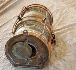 Hot Pamono Dock Lens Boat Deck Light from Norton Sento, 1953