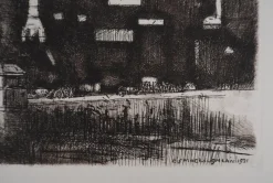 Pamono Donald Shaw Maclaughlan, Chicago, The Wacker Drive, 1931, Original Signed Etching
