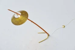 Hot Pamono Dornstab Floor Lamp attributed to J. T. Kalmar for Kalmar, Austria, 1950s