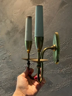 Best Pamono Double Light Wall Lights by Giò Ponti, 1950s, Italy, Set of 3