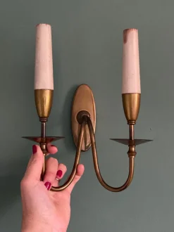 Best Pamono Double Light Wall Lights by Giò Ponti, 1950s, Italy, Set of 3