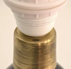 Discount Pamono Doublecoated Blue-Green Glass Table Lamp by Carl Fagerlund for Orrefors, 1950s