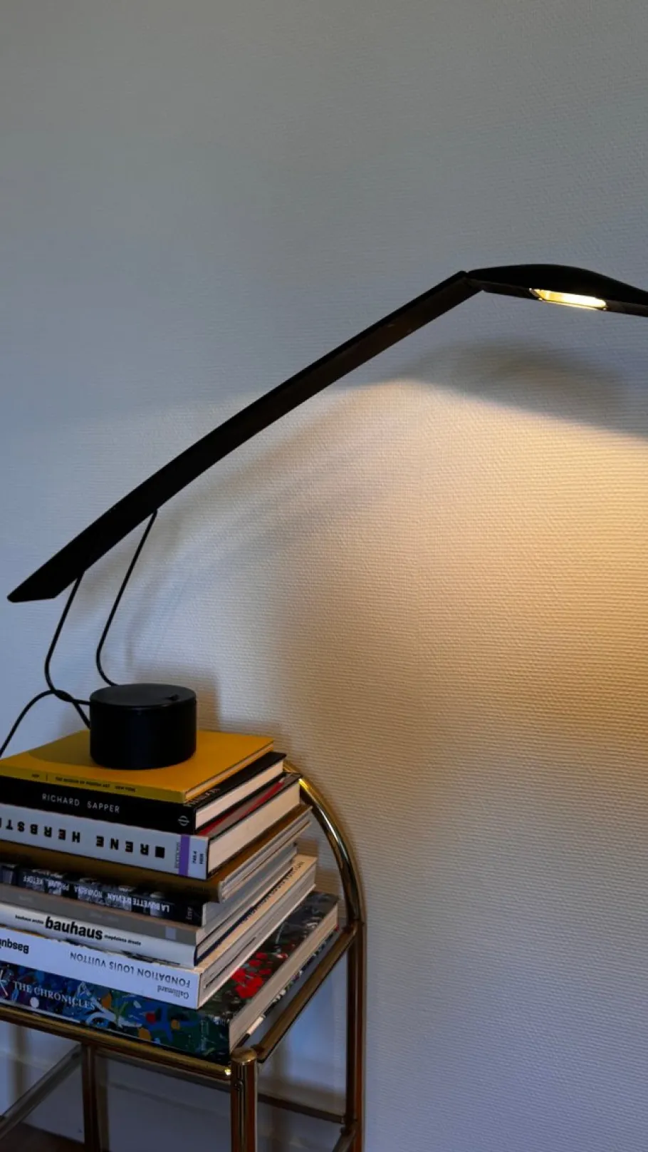 Hot Pamono Dove Desk Lamp by Mario Barbaglia and Marco Colombo, 1980s