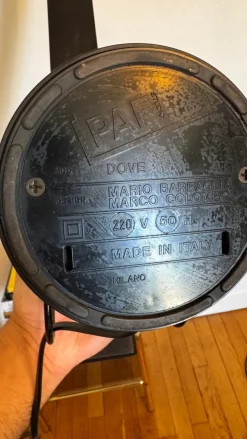 Hot Pamono Dove Desk Lamp by Mario Barbaglia and Marco Colombo, 1980s