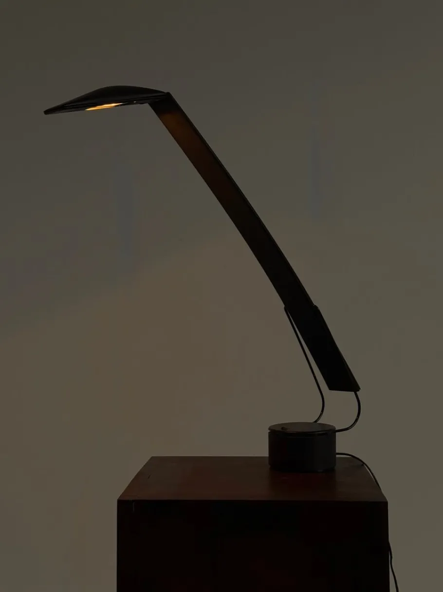 Discount Pamono Dove Desk Lamp in Black by Marco Colombo & Mario Barbaglia for PAF Studio