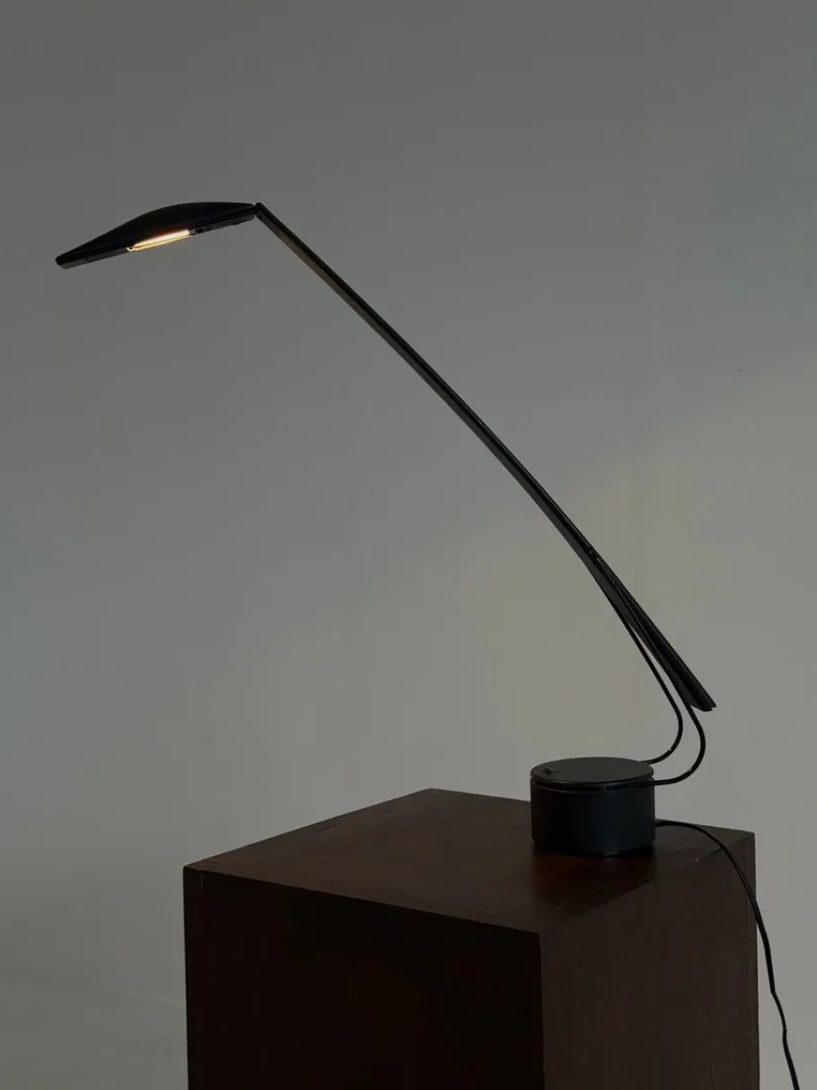 Discount Pamono Dove Desk Lamp in Black by Marco Colombo & Mario Barbaglia for PAF Studio