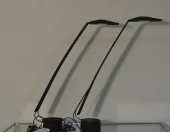 Outlet Pamono Dove Table Lamp by Mario Barbaglia & Marco Colombo for Italiana Luce, 1980, Set of 2