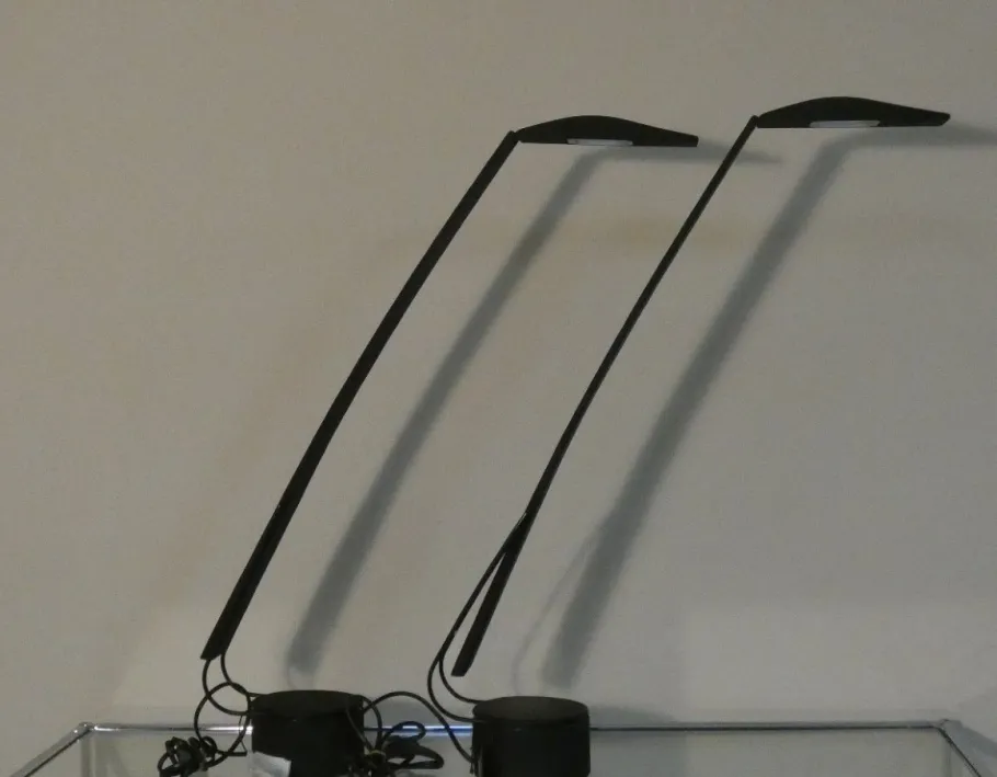 Outlet Pamono Dove Table Lamp by Mario Barbaglia & Marco Colombo for Italiana Luce, 1980, Set of 2