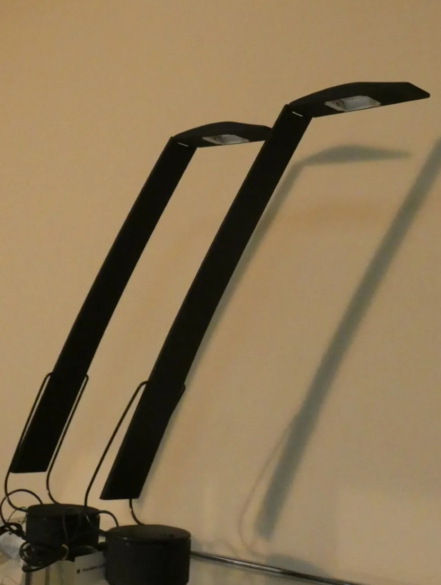 Outlet Pamono Dove Table Lamp by Mario Barbaglia & Marco Colombo for Italiana Luce, 1980, Set of 2