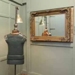 Online Pamono Dressed Navy Sculpture Floor Lamp Fibreglass Mannequin in 19th Century Dress, 1960