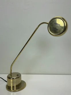 New Pamono Dutch Brass Desk Lamp by Vrieland, 1970s