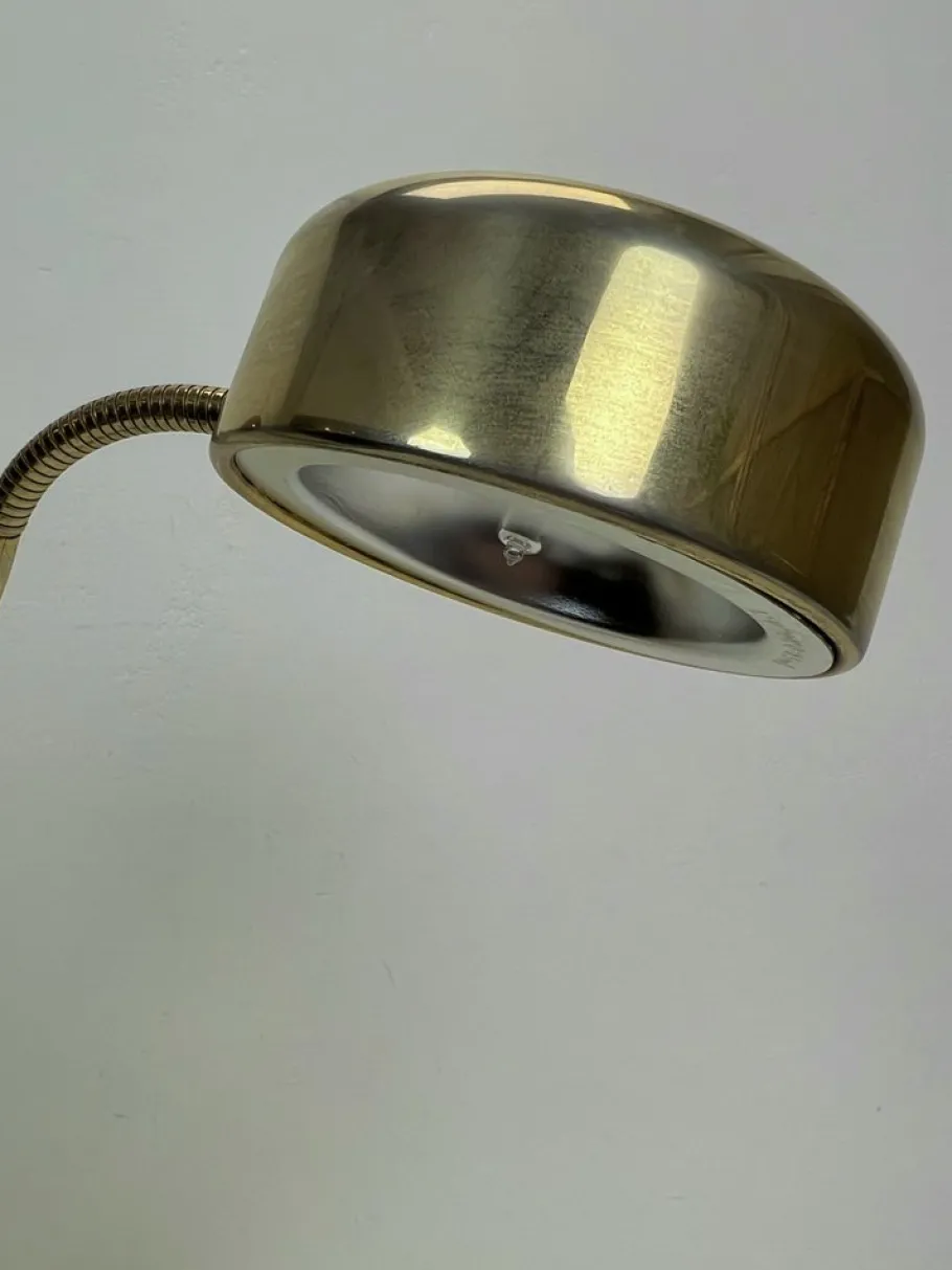 New Pamono Dutch Brass Desk Lamp by Vrieland, 1970s
