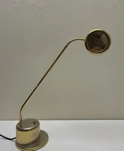 New Pamono Dutch Brass Desk Lamp by Vrieland, 1970s