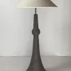 Clearance Pamono Dutch Brutalist Wabi Sabi Bouclé & Ceramic Floor Lamp, 1960s