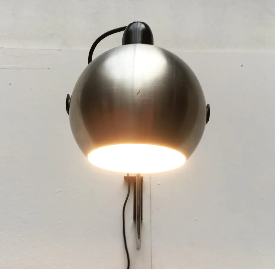 Best Pamono Dutch Mid-Century Space Age Wall Lamp from Anvia