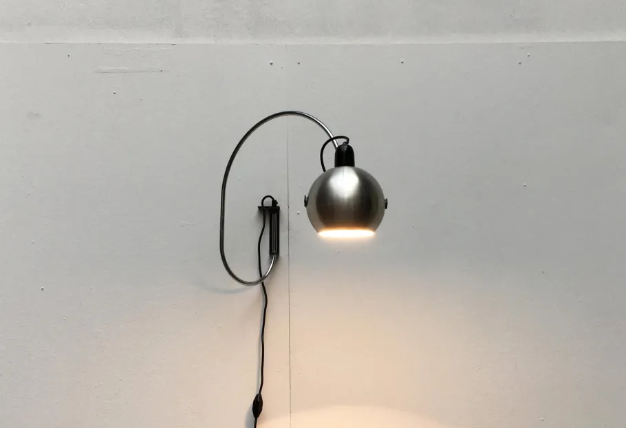 Best Pamono Dutch Mid-Century Space Age Wall Lamp from Anvia