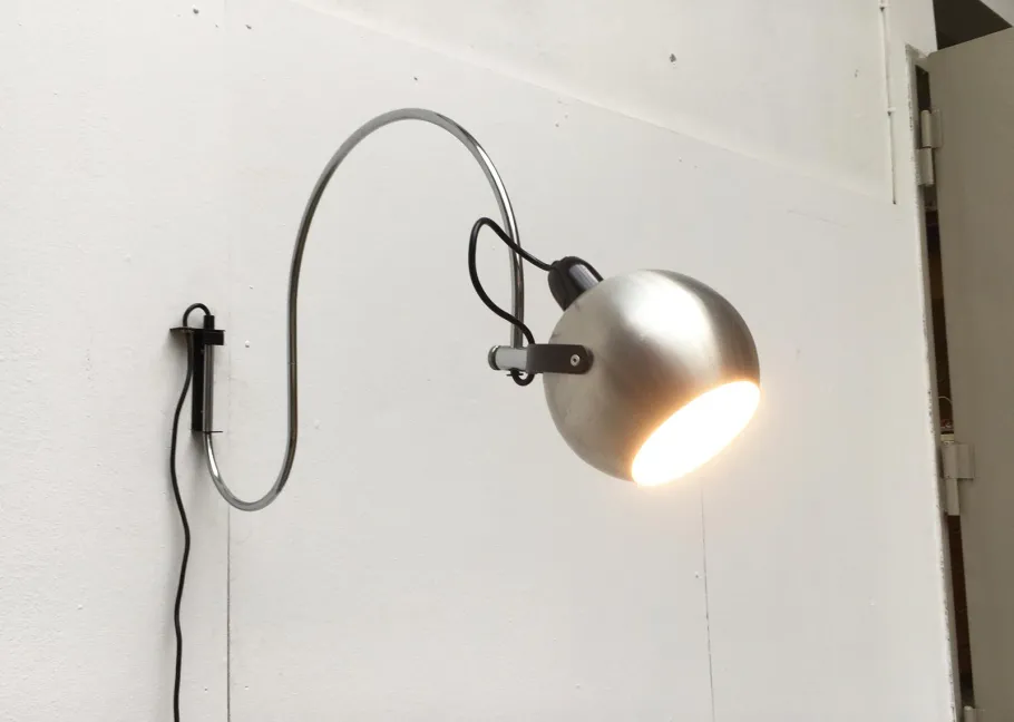 Best Pamono Dutch Mid-Century Space Age Wall Lamp from Anvia
