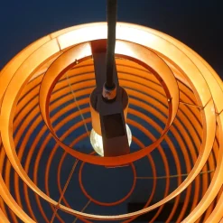 New Pamono Dynamic Model Pendant Lamp by Wilhelm Vest for Vest Leuchten, 1969