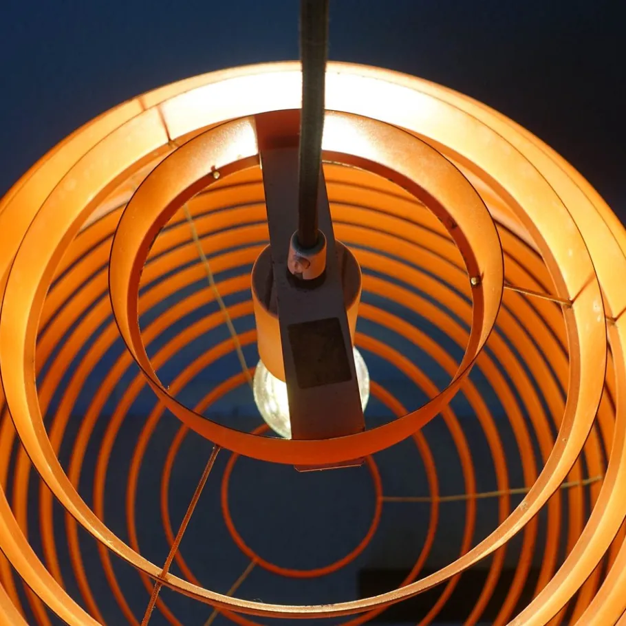 New Pamono Dynamic Model Pendant Lamp by Wilhelm Vest for Vest Leuchten, 1969