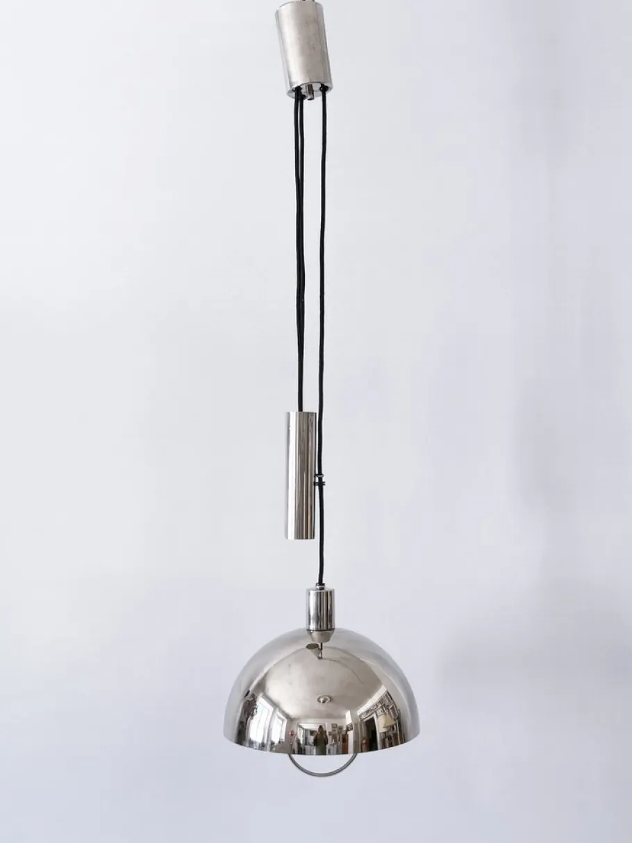 Hot Pamono Early Bauhaus Pulley Pendant Lamp HMB 25/300 by Marianne Brandt for Tecnolumen, 1980s