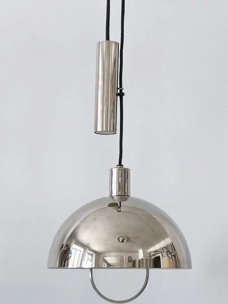 Hot Pamono Early Bauhaus Pulley Pendant Lamp HMB 25/300 by Marianne Brandt for Tecnolumen, 1980s