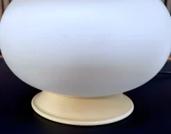 Pamono Early Edition Small Glass Table Lamp by Max Ingrand for Fontana Arte, Italy, 1960s