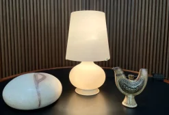 Pamono Early Edition Small Glass Table Lamp by Max Ingrand for Fontana Arte, Italy, 1960s