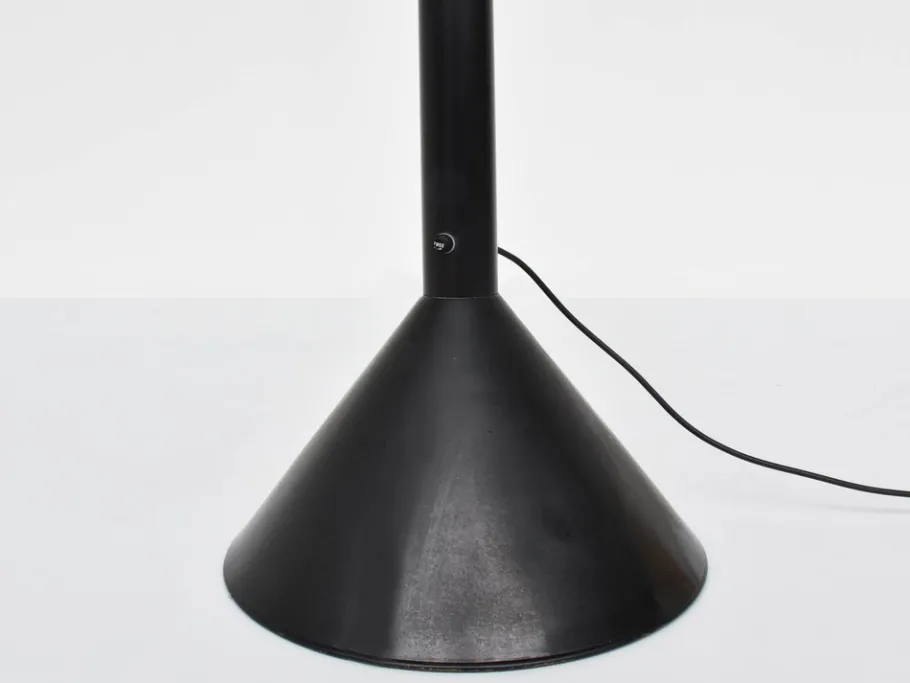 Best Pamono Early Limited Edition Black Callimaco Floor Lamp by Ettore Sottsass for Artemide, Italy, 1989