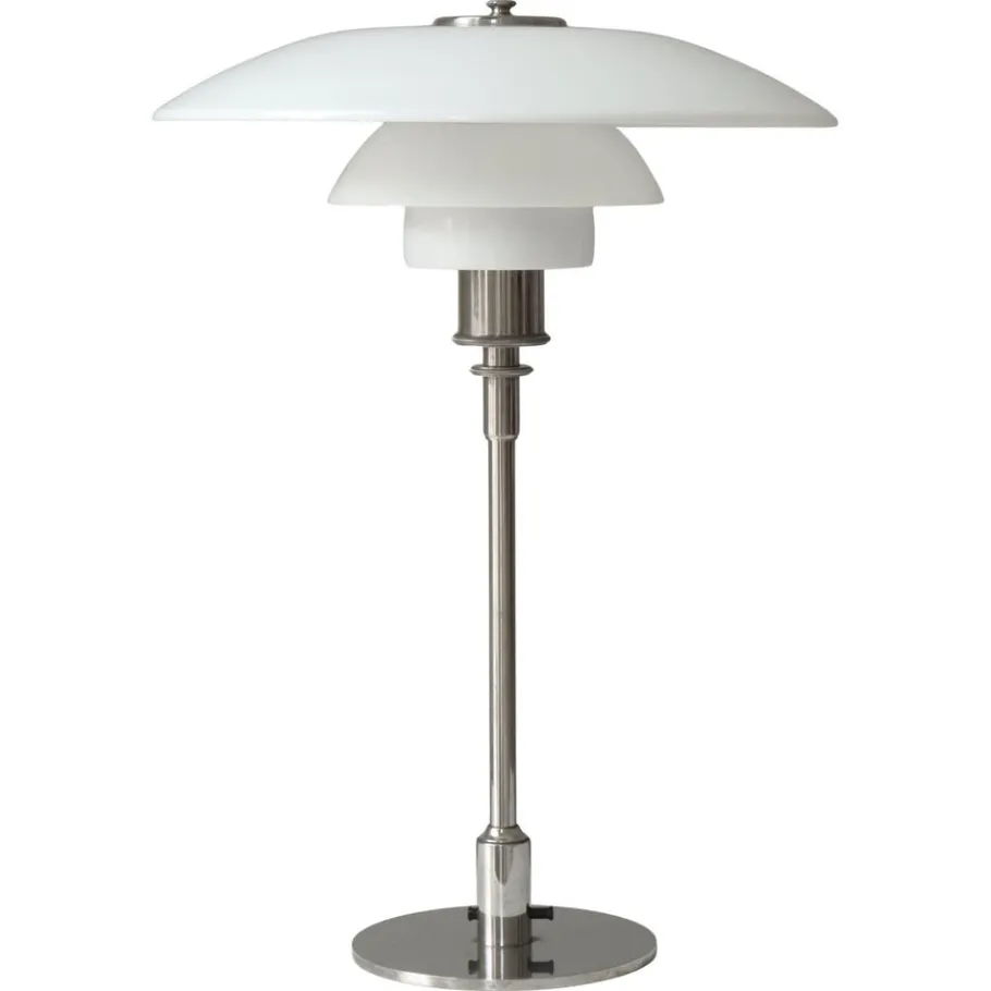 Outlet Pamono Early Pat. Appl. PH-Lamp Table Lamp in Chromed Brass attributed to Poul Henningsen for Louis Poulsen, 1927