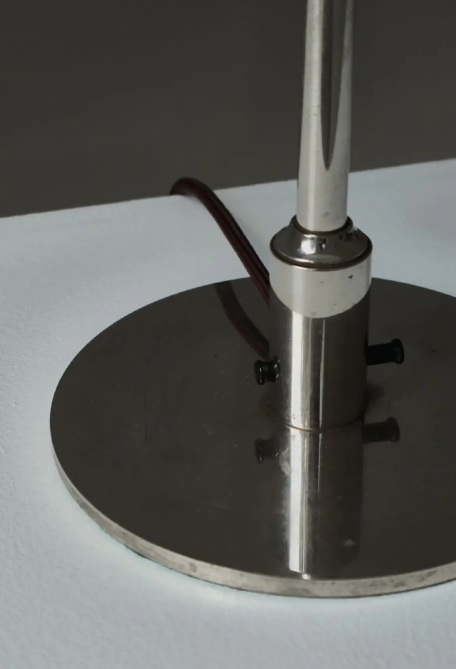 Outlet Pamono Early Pat. Appl. PH-Lamp Table Lamp in Chromed Brass attributed to Poul Henningsen for Louis Poulsen, 1927