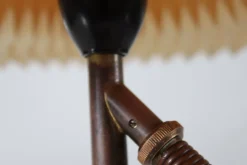 Discount Pamono Early Table and Wall Lamp Model 306 in Brass with Original Paper Shade by Kaare Klint, 1940s