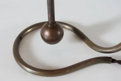 Discount Pamono Early Table and Wall Lamp Model 306 in Brass with Original Paper Shade by Kaare Klint, 1940s