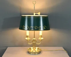 New Pamono Early 20th Century Bouillotte Lamp with 2 Lights