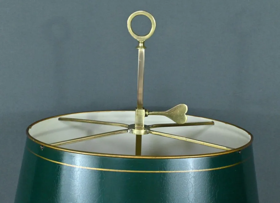 New Pamono Early 20th Century Bouillotte Lamp with 2 Lights