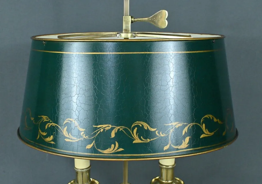 New Pamono Early 20th Century Bouillotte Lamp with 2 Lights