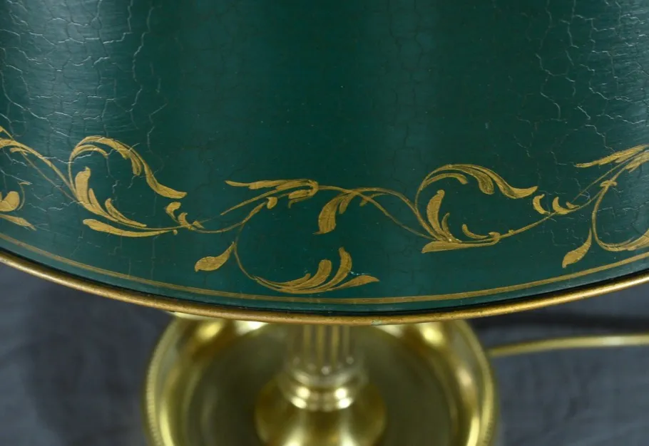 New Pamono Early 20th Century Bouillotte Lamp with 2 Lights