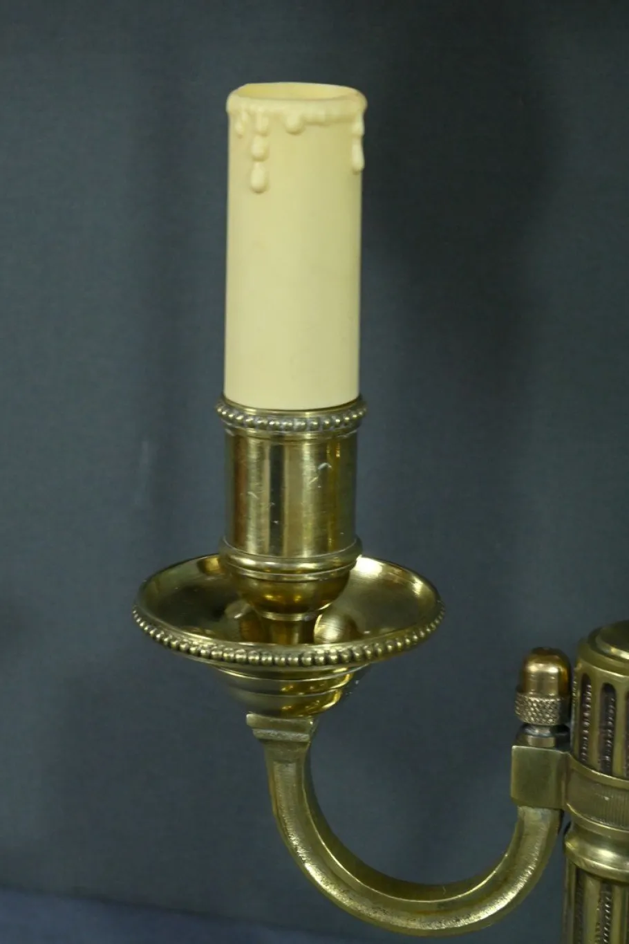 New Pamono Early 20th Century Bouillotte Lamp with 2 Lights