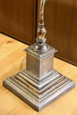 Online Pamono Early 20th Century Edwardian Brass Bankers Desk Lamp, 1900s