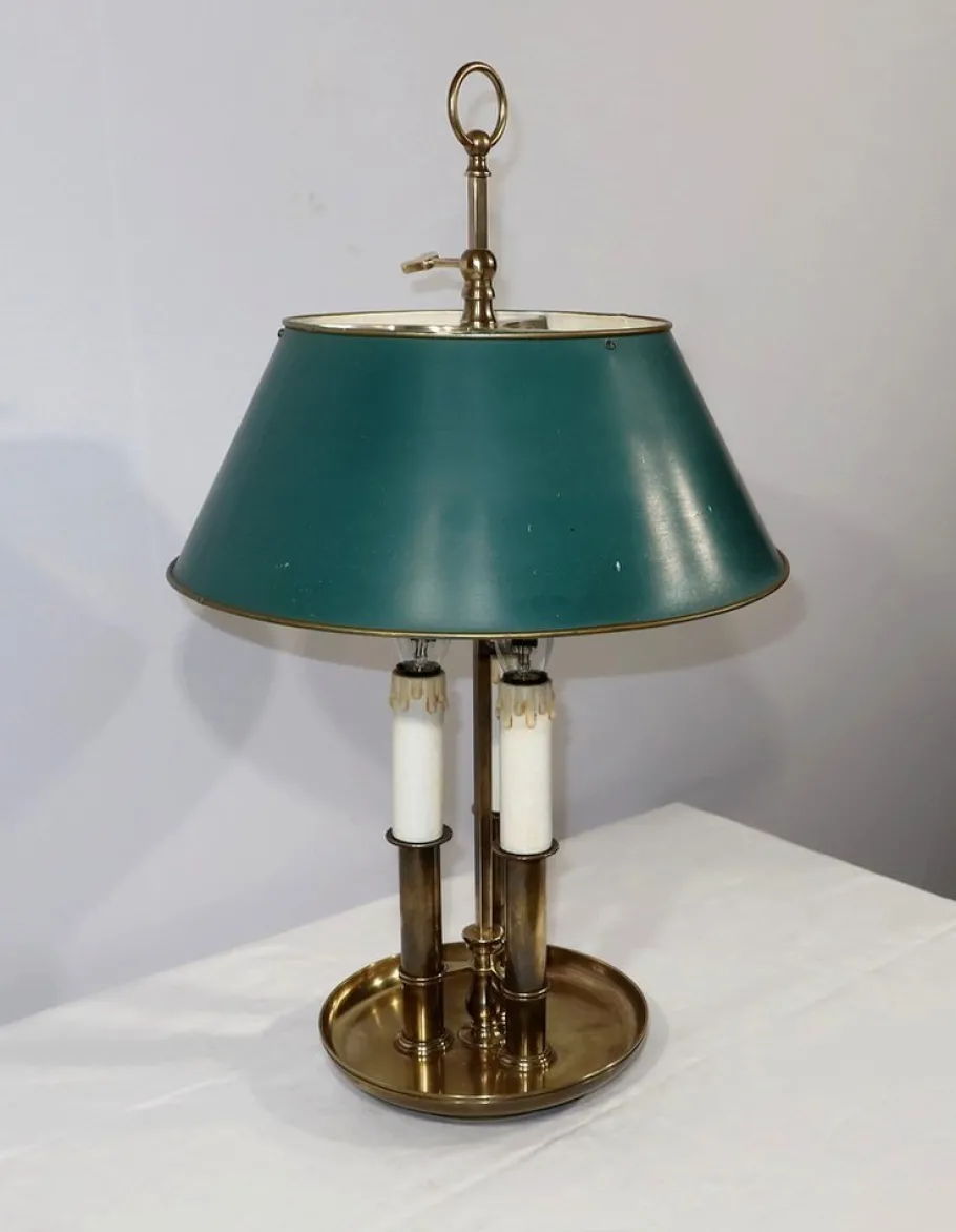 Clearance Pamono Early 20th Century Gilded Bronze Table Lamp
