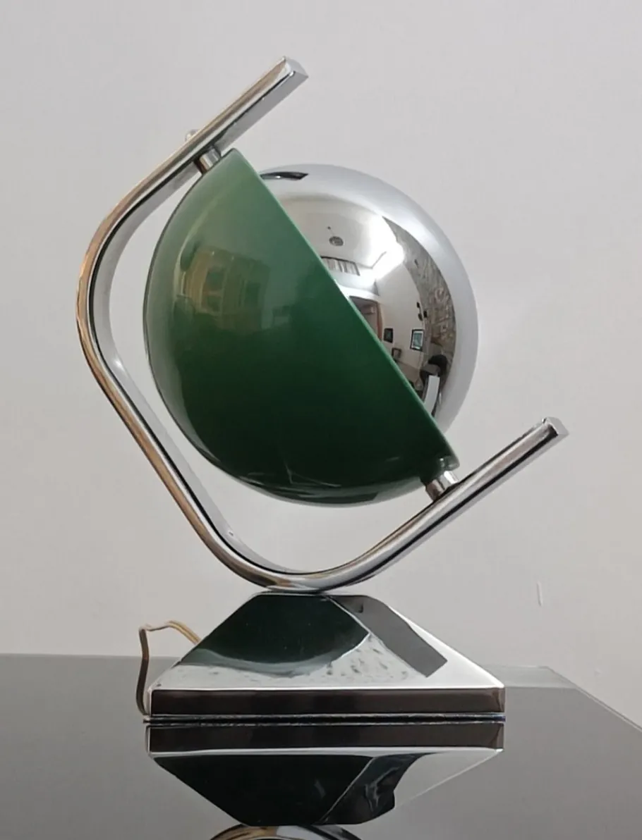 Discount Pamono Eclipse Eyeball Lamp by LP De La Oliva for Grin Luz, 1970s