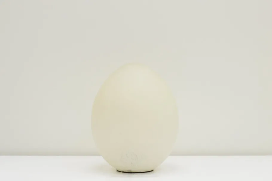 Clearance Pamono Egg Table Lamp by Domec Luminaires, France, 1980s