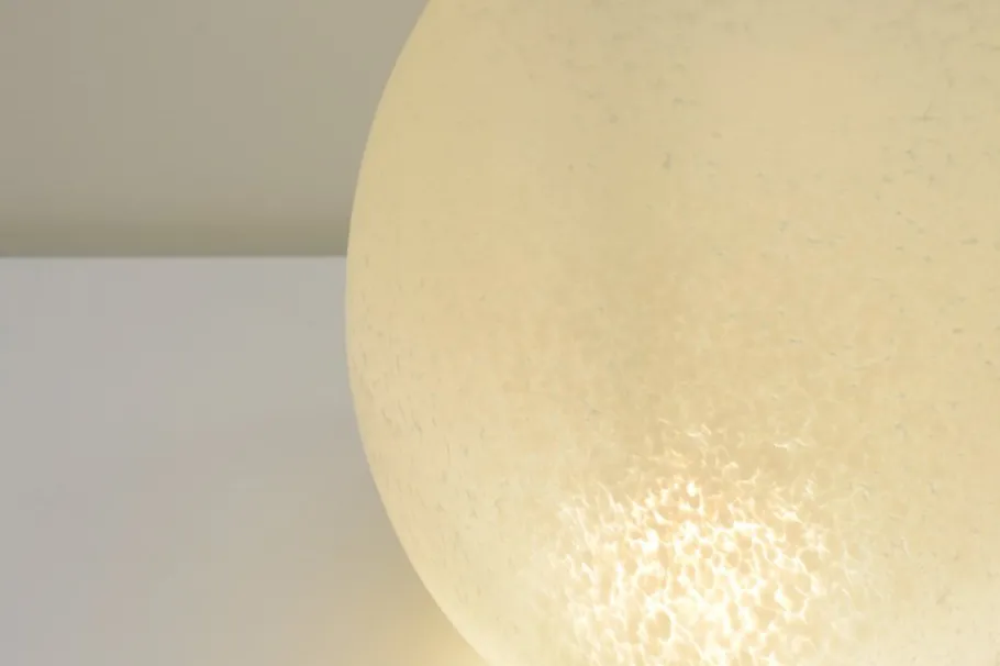 Clearance Pamono Egg Table Lamp by Domec Luminaires, France, 1980s