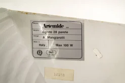 Discount Pamono Egisto 28 Wall Sconce by Angelo Mangiarotti for Artemide, Italy, 1980s, Set of 2