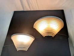 Sale Pamono Egisto Wall Lamps by Angelo Mangiarotti for Artemide, 1980s, Set of 2